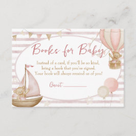 We Can Bearly Wait Books for Baby Card エンクロージャーカード