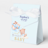 We Can Bearly Wait, Boy Baby Shower フェイバーボックス (正面サイド)