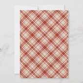 We Can Bearly Wait Christmas Baby Shower 招待状 (裏面)