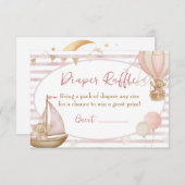 We Can Bearly Wait Diaper Raffle Card エンクロージャーカード (正面/裏面)