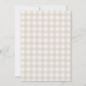 We Can Bearly Wait Elegant Teddy Baby Shower 招待状 (裏面)