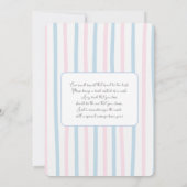 We Can Bearly Wait Gender Reveal Baby Shower  招待状 (裏面)