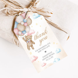 We Can Bearly Wait Gender Reveal Favor Tags ギフトタグ