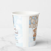 We Can Bearly Wait Hot Air Balloon Baby Shower 紙コップ (右)