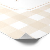  We can bearly wait neutral Teddy bear Welcome ポスター (角)