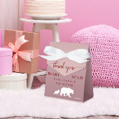 We Can Bearly Wait Pink Cute Bear Baby Shower フェイバーボックス