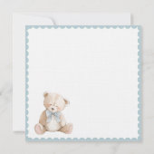 We Can Bearly Wait Teddy Bear Baby Shower (裏面)