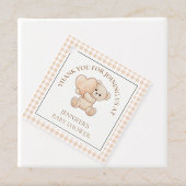 We Can Bearly Wait Teddy Bear Baby Shower フェイバータグ