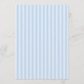 We Can Bearly Wait Teddy Bear Blue Bow Baby Shower 招待状 (裏面)
