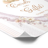 We Can Bearly Wait Teddy Bear Cards and Gifts ポスター (角)