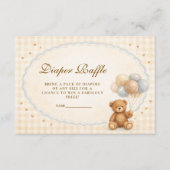 We Can Bearly Wait Teddy Bear Diapper Raffle エンクロージャーカード (正面)