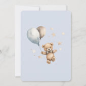We Can Bearly Wait Theme Baby Shower Invitation 招待状 (裏面)