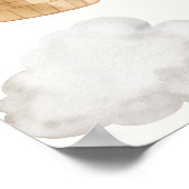 We Can Bearly Wait Twins Baby Shower ポスター (角)