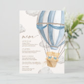 We Can Bearly Wait Twins Baby Shower  メニュー (スタンド正面)