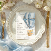 We Can Bearly Wait Twins Baby Shower  メニュー