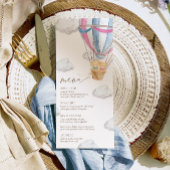 We Can Bearly Wait Twins Baby Shower  メニュー