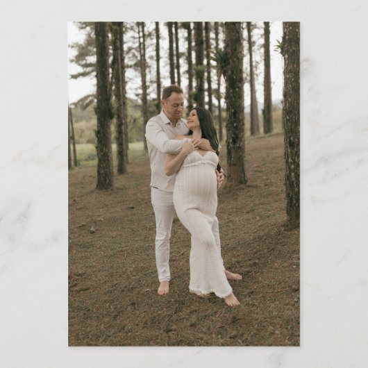 We Can Bearly Wait Twins Baby Shower Invitation 招待状 (裏面)