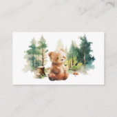 We Can Bearly Wait Woodland Books for Baby Cards エンクロージャーカード (裏面)
