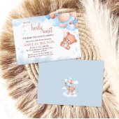 We Can Berly Wait Teddy Bear Balloon Bouquet Baby  招待状