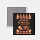 We Can Different On The Outside Black History Men  マグネット (正面/裏面)