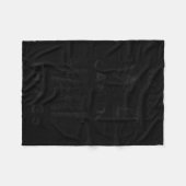 We Can Do Hard Things Motivational Insrational Tea フリースブランケット (正面(横))