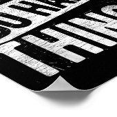 We Can Do Hard Things Motivational Quote Sitivity  ポスター (角)