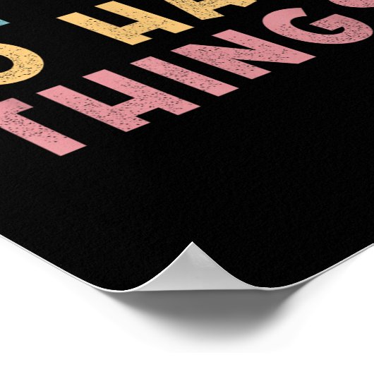 We Can Do Hard Things Motivational Teacher ポスター (角)