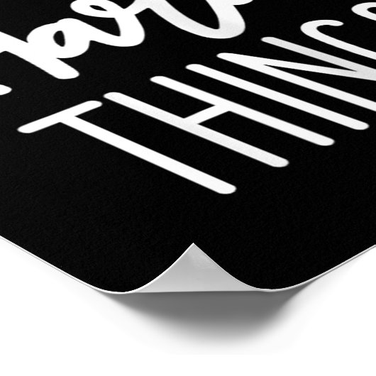 We Can Do Hard Things Sitive Message Motivational ポスター (角)