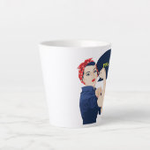 We can do it! カフェラテマグ (正面)