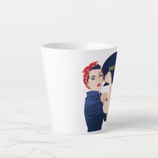 We Can Do It! カフェラテマグ (正面)