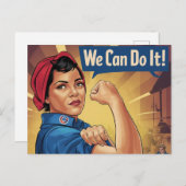 We Can Do It  ポストカード (正面/裏面)