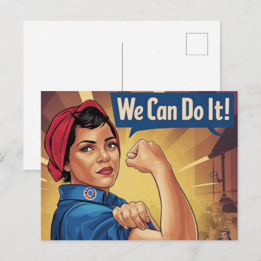 We Can Do It  ポストカード (正面/裏面)