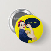 We Can Do It! 缶バッジ (正面&裏面)