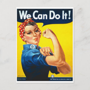 We_Can_Do_It_Posterプロパガンダ ポストカード