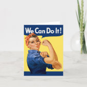 We Can Do It! Rosie the Riveter カード (正面)