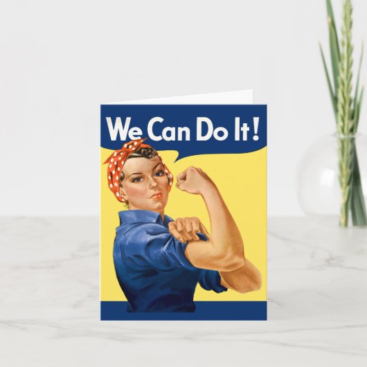 We Can Do It! Rosie the Riveter カード (正面)