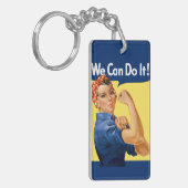 We Can Do It! Rosie the Riveter キーホルダー (正面左)