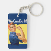 We Can Do It! Rosie the Riveter キーホルダー (裏面)