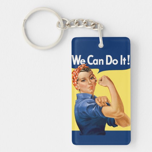 We Can Do It! Rosie the Riveter キーホルダー (正面)