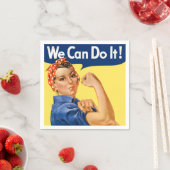 We Can Do It! Rosie the Riveter スタンダードカクテルナプキン (インサイチュ)