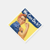 We Can Do It! Rosie the Riveter スタンダードカクテルナプキン (角)