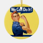 We Can Do It! Rosie the Riveter セラミックオーナメント (正面)