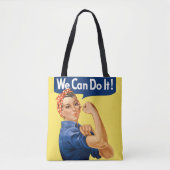 We Can Do It! Rosie the Riveter トートバッグ (正面)