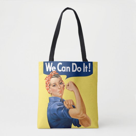 We Can Do It! Rosie the Riveter トートバッグ (正面)