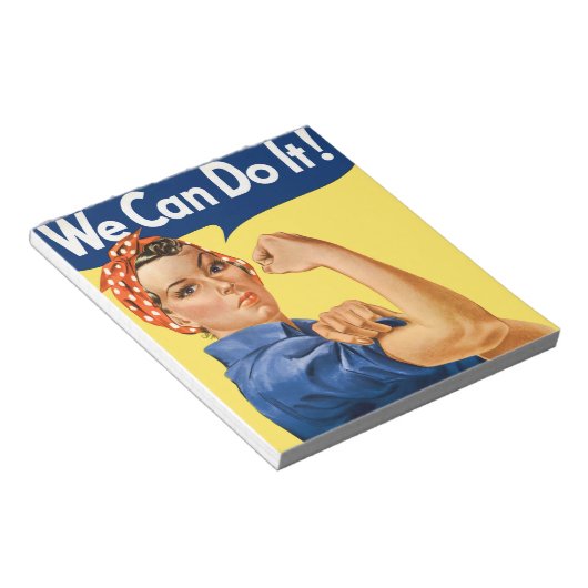 We Can Do It! Rosie the Riveter ノートパッド (アングル)