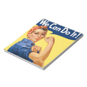 We Can Do It! Rosie the Riveter  ノートパッド (回転)