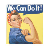 We Can Do It! Rosie the Riveter ノートパッド (正面)