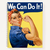 We Can Do It! Rosie the Riveter ノートブック (正面)
