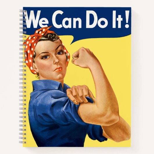 We Can Do It! Rosie the Riveter ノートブック (正面)