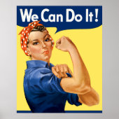 We Can Do It! Rosie the Riveter ポスター (正面)